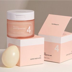no. 4 pore zero peeled egg toner pad